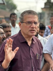 MLA Carlos inspects Peddem Junction