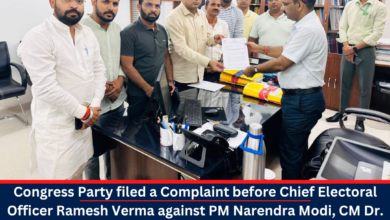 Congress Files Complaint Against PM, CM and Others for Spreading misinformation