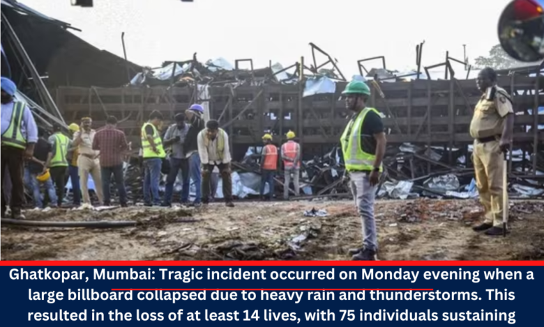 Mumbai: 14 Dead Due to Hoarding Collapse