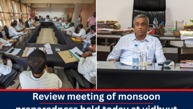 Review meeting by Minister Sudin Dhavalikar on monsoon preparedness: