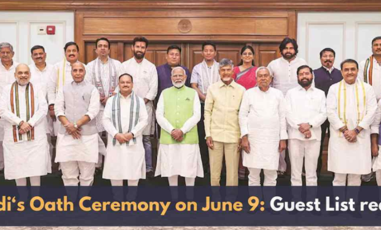 Swearing-in Ceremony of Prime Minister and Council of Ministers on 9th June 2024