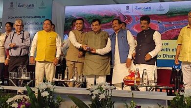 Shri Nitin Gadkari dedicates to the nation 6-Lane access-controlled 7 km road project costing Rs 1183 crore from Manohar International Airport to Dhargal on NH-166S in Goa