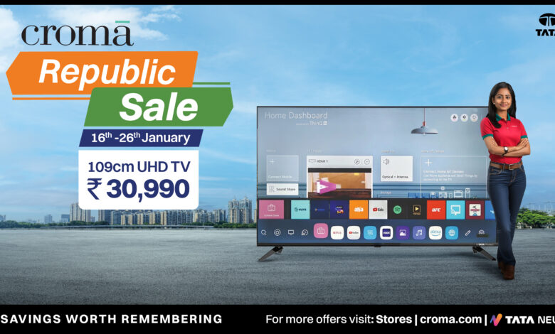 Unbeatable Price Drop at Croma’s Republic Day 2025 Sale, Savings You Will