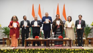 Hon'ble Vice President of India, Shri Jagdeep Dhankhar, launches Gopichand Hinduja compiled book "I Am?"