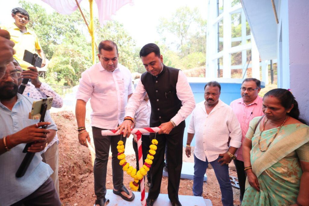 CM Dr. Pramod Sawant inaugurated several key development initiatives in Porvorim with Minister Rohan Khaunte