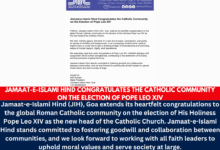 Jamaat-e-Islami Hind Congratulates the Catholic Community on the Election of Pope Leo XIV