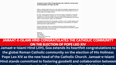 Jamaat-e-Islami Hind Congratulates the Catholic Community on the Election of Pope Leo XIV