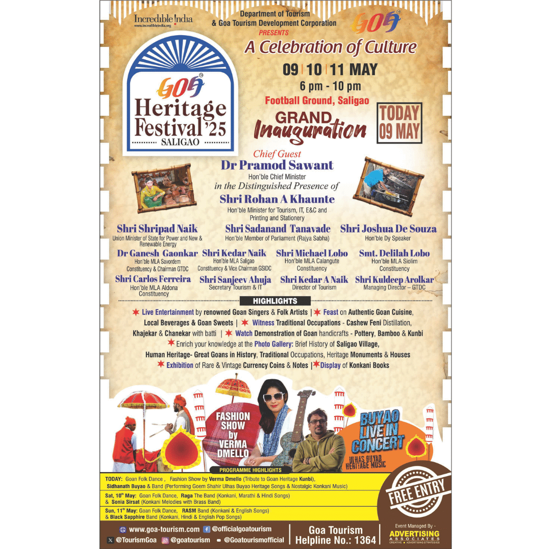 Heritage Festival 2025 9th to 11th May