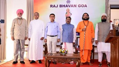 GOA RAJ BHAVAN ORGANISES ‘SARVA DHARMA SADASU’ TO CONDEMN PAKISTAN’S UNETHICAL ACTS AGAINST INDIA