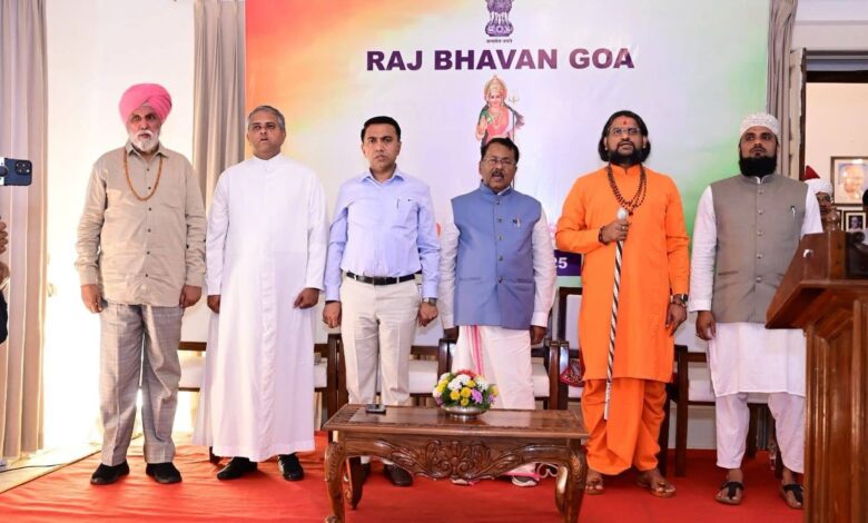 GOA RAJ BHAVAN ORGANISES ‘SARVA DHARMA SADASU’ TO CONDEMN PAKISTAN’S UNETHICAL ACTS AGAINST INDIA