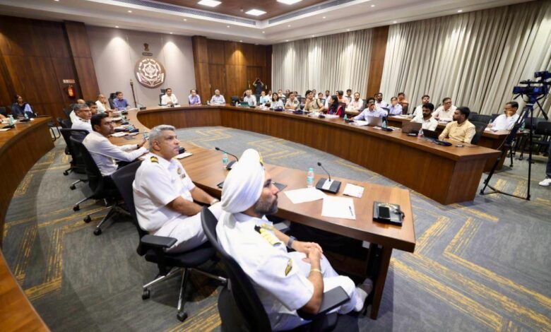 Monsoon preparedness meeting with state officials