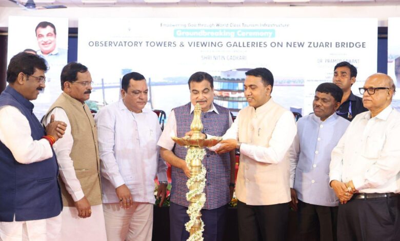 Groundbreaking ceremony of the iconic Observatory Towers and Viewing Galleries on the New Zuari Bridge