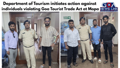 Department of Tourism initiates action against individuals violating Goa Tourist Trade Act at Mopa