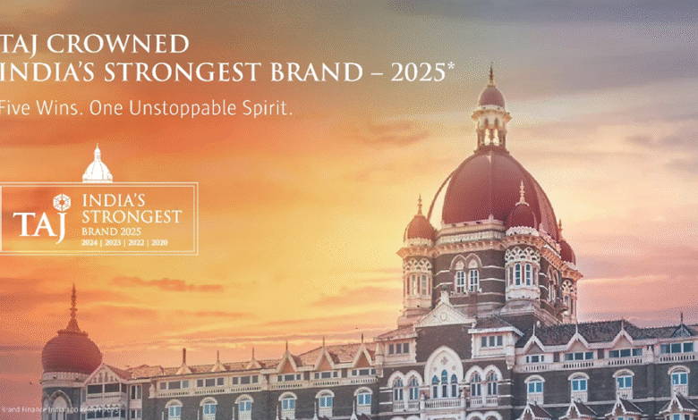 TAJ IS INDIA’S STRONGEST BRAND 2025, MARKING FOUR CONSECUTIVE YEARS As Per Brand Finance’s "India 100 2025" report