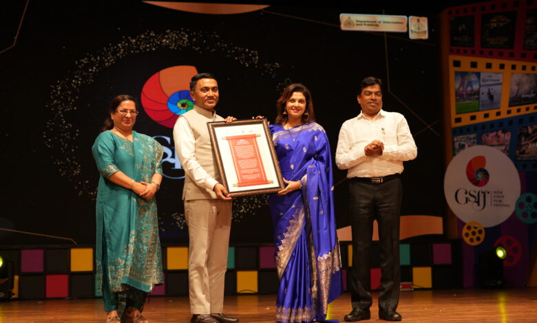 Closing ceremony of the 10th, 11th and 12th edition of the Goa State Film Festival 2025