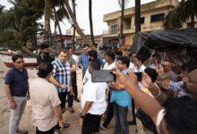 Tourism Minister Khaunte fulfills assembly assurance, reviews Kharewada Beach restoration