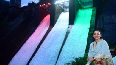 MLA Poriem Dr. Deviya Rane Illuminates Anjunem Dam on the Eve of Independence Day