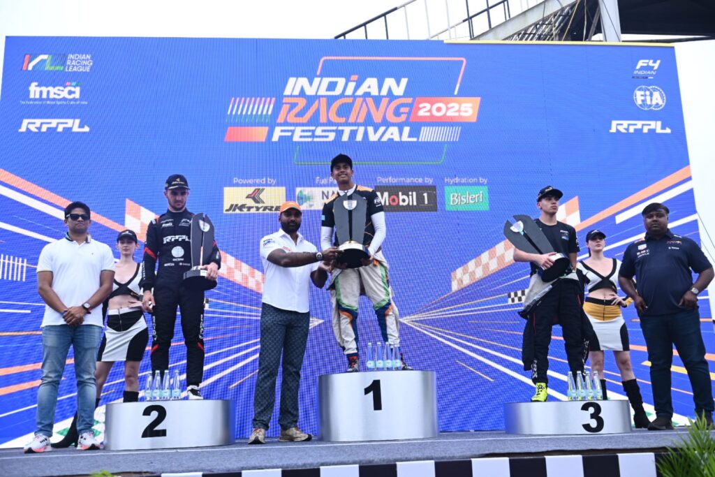 Goa Aces Thrill Home Fans with Raoul Hyman’s IRL Win and Fabienne Wohlwend’s Podium in Coimbatore In Formula 4, Vasilis Apostolidis mastered the wet to win Race 1, while Ishaan Madesh stormed to victory in Race 2