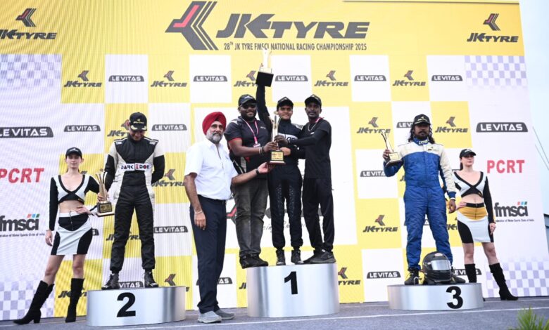 Goa Aces Thrill Home Fans with Raoul Hyman’s IRL Win and Fabienne Wohlwend’s Podium in Coimbatore In Formula 4, Vasilis Apostolidis mastered the wet to win Race 1, while Ishaan Madesh stormed to victory in Race 2