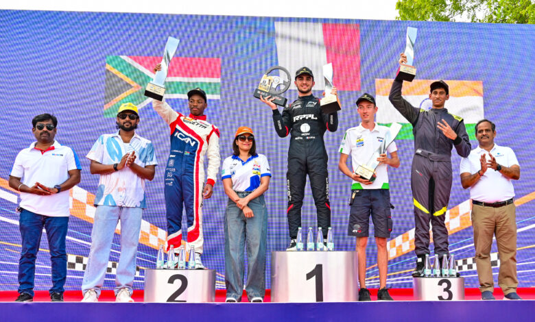 Kolkata Royal Tigers' Sohil Shah Converts Pole into Brilliant Victory in Final Day at Round 2 of Indian Racing Festival