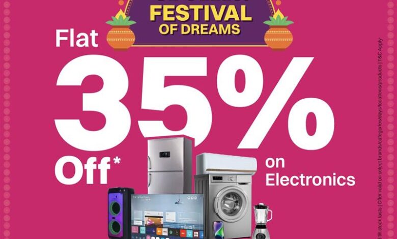 Festival of Dreams Begins at Croma — Flat 35% Off* on electronics
