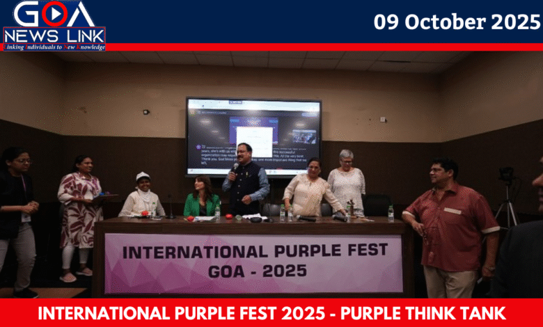Purple Think Tank hosted a powerful session at the International Purple Fest Goa 2025