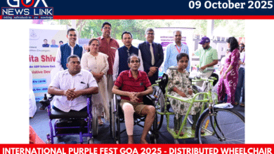 MLA Siolim and MLA Curtorim Distribute Wheelchairs at International Purple Fest Goa 2025