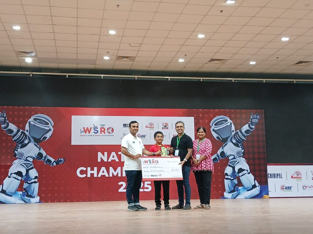 Goa Student Shines at WSRO National Championship 2025 in Ahmedabad