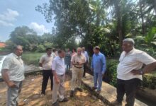 Hon. Minister Shri Subhash A Shirodkar Reviews Water Distribution Issues of Salauli Dam and Inspects Paroda Canal