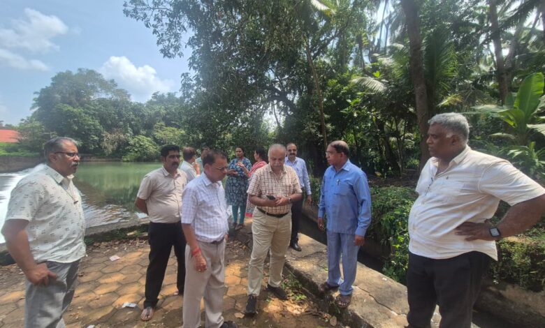 Hon. Minister Shri Subhash A Shirodkar Reviews Water Distribution Issues of Salauli Dam and Inspects Paroda Canal