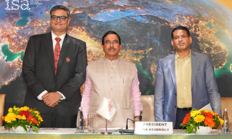 International Solar Alliance to host the Eighth Session of the ISA Assembly from 27-30 October in India