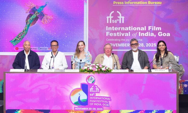 International Competition Jury Press Conference at the International Film Festival of India (IFFI)