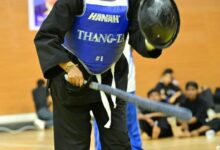 Goa Athlete prissie fernandes Wins Brozen at National Thang-Ta Championship.