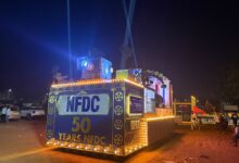 NFDC Tableau Shines at the 56th IFFI Opening Parade in Goa