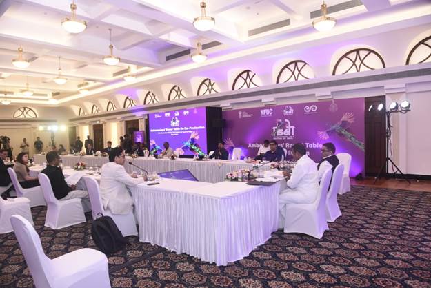 India Showcases Co-Production Potential at IFFI Ambassadors’ Roundtable, Calls for Deeper Cultural and Technological Synergy