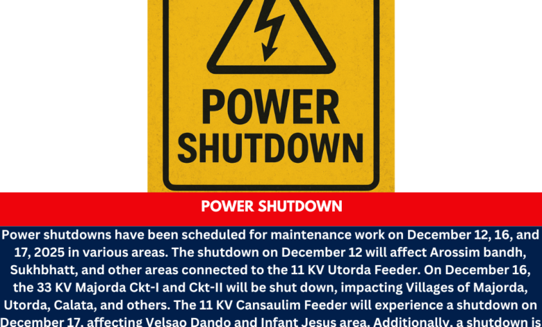 Power shutdowns