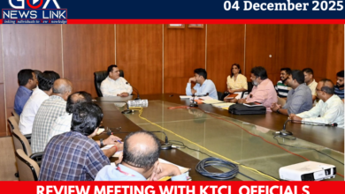 Transport Minister Mauvin Godinho chaired the review meeting with KTCL officials of the private bus sector