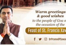 CM EXTEND GREETINGS FOR ST. FRANCIS XAVIER FEAST