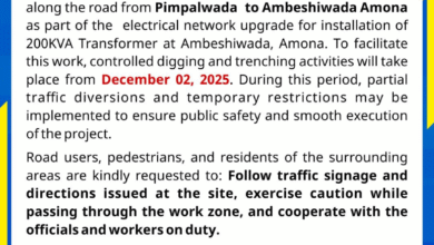 UNDERGROUND CABLE-LAYING WORK IN AMONA