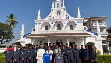 Goa Football Team Seeks Divine Blessings Ahead of Santosh Trophy in Karnataka