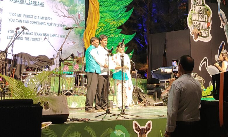 State-Level Photography Competition Winners Felicitated at Goa Forest Diversity Festival