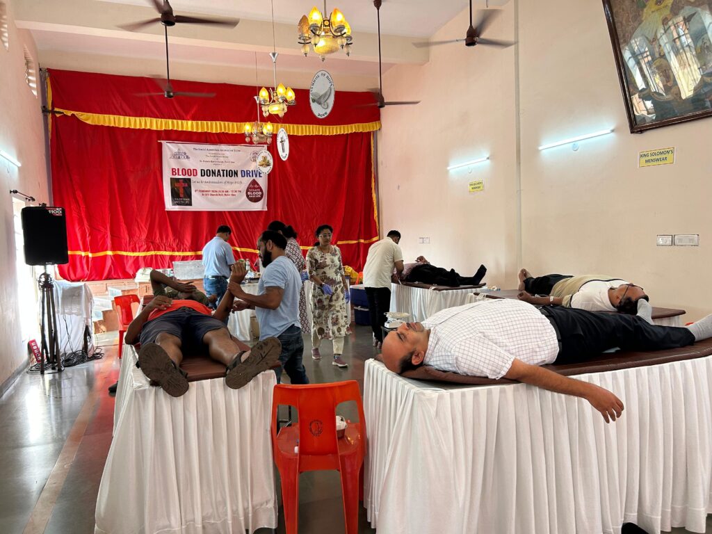 Blood Donation Drive Organised at St Francis Xavier Church, Duler