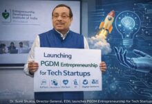 EDII Announces PGDM Entrepreneurship for Tech Startups