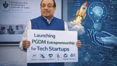 EDII Announces PGDM Entrepreneurship for Tech Startups