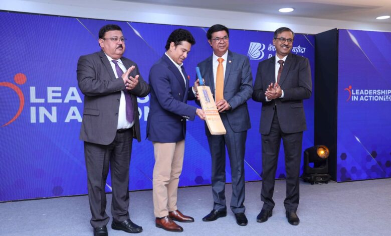 Bank of Baroda Champions People-First Leadership at the ‘Leadership in Action’ Meet with Sachin Tendulkar