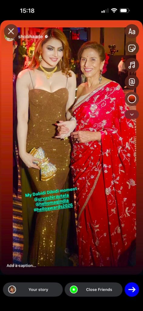 Urvashi Rautela’s ‘Dabidi Dibidi’ Moment Wins Praise from Shobhaa De