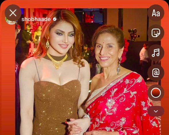 Urvashi Rautela’s ‘Dabidi Dibidi’ Moment Wins Praise from Shobhaa De