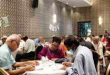 Senior Citizens Turn to Pen and Paper at Unique Handwriting Contest During Clube Tennis de Gaspar Dias Centenary Celebrations