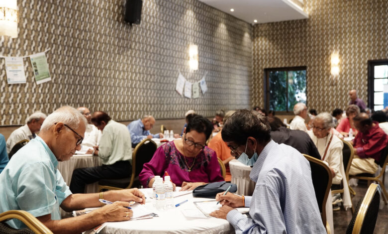 Senior Citizens Turn to Pen and Paper at Unique Handwriting Contest During Clube Tennis de Gaspar Dias Centenary Celebrations