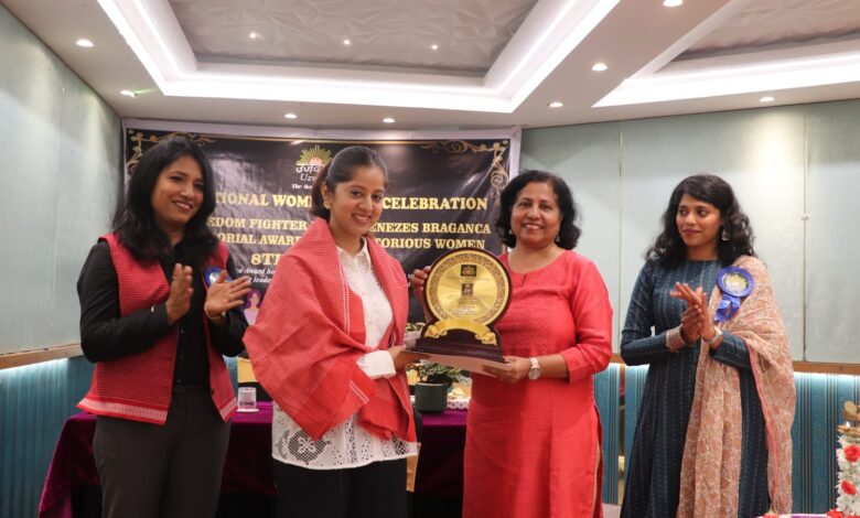 Principal Correspondent of the Times of India Nida Sayyed honored with the Freedom Fighter Berta Menezes Braganca Memorial Award 2026